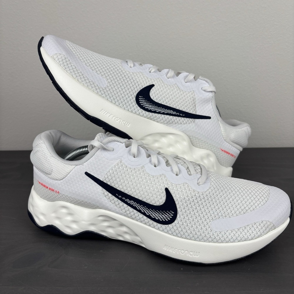 Size 10 - Nike‎ Renew Ride 3 White Obsidian